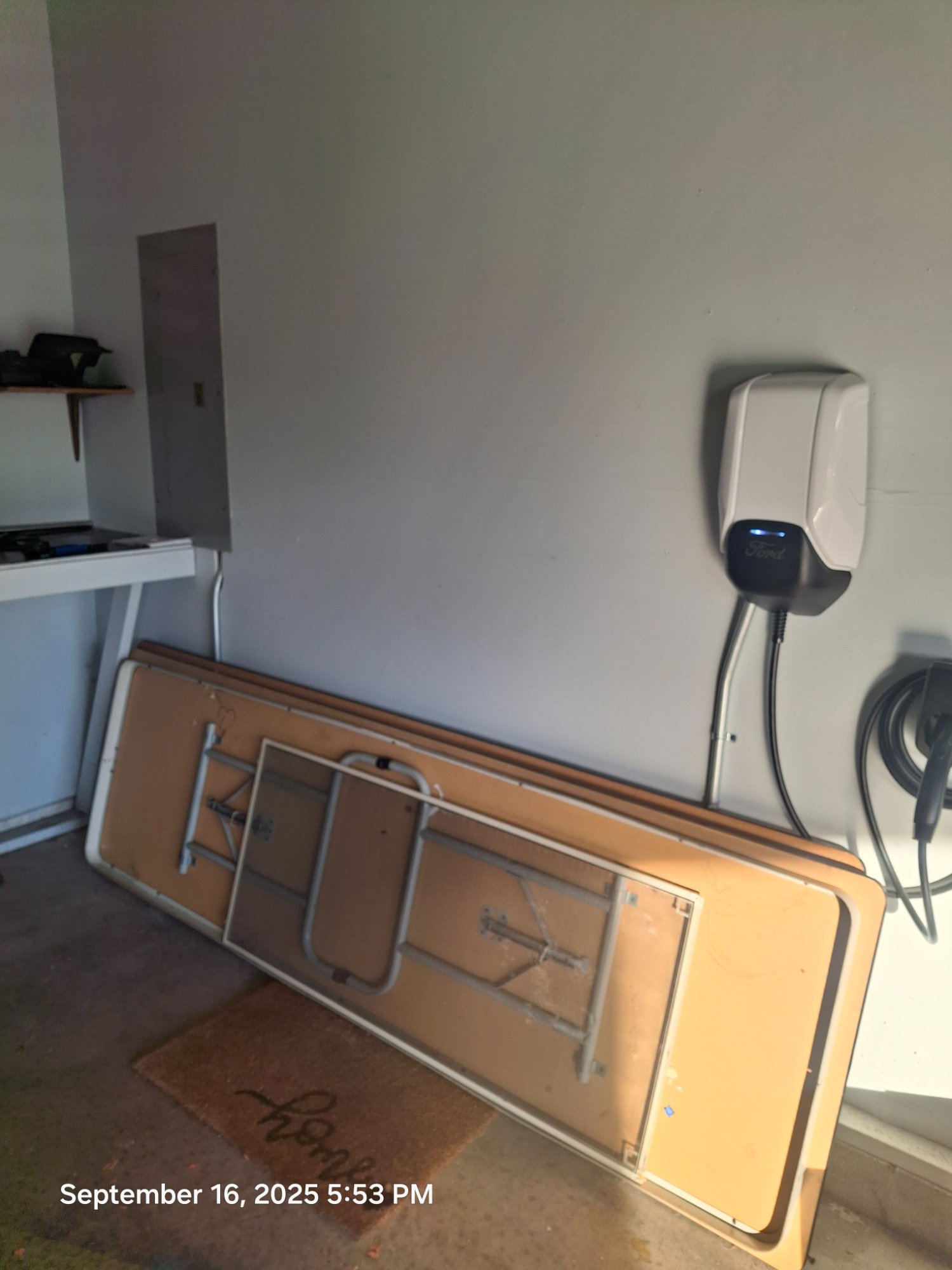 ChargePoint EV charger home garage Illinois